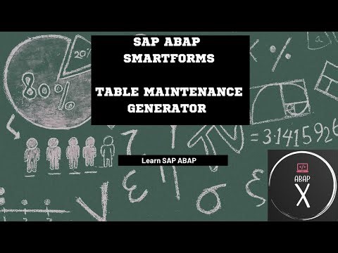 #abapx - How to create Table Maintenance Generator, TMG, TMG Events, T-code for TMG #sap #sapabap
