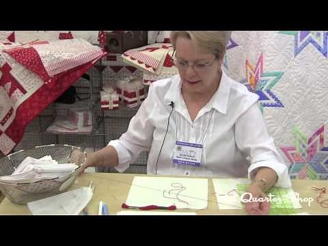 Embroidery How to for Quilt Pattern, I Believe in Snowmen by Bunny Hill Designs