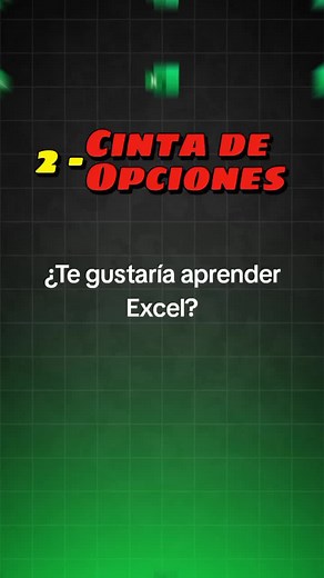 aprender excel Basico cinta de opciones #excel #excelbasico