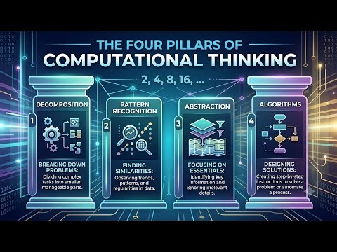 Computational Thinking - Four Pillars Discussion @RajeshTutorials 