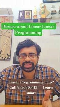 Discuss Linear Programming Basics & Optimization Strategy | #LinearProgramming #Math #Shorts