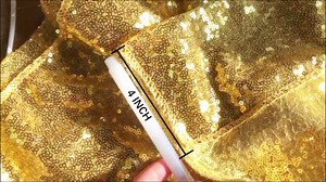 Sugargirl Rose Gold Sequin Backdrop Curtain 4 Panels 2FTx8FT Glitter Rose Gold Background Drapes Sparkle Photography Backdrop for Party Wedding Birthday Wall Decoration