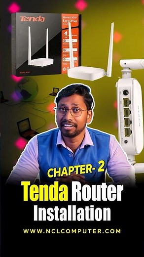 Tenda📡Router Setup #nclcomputer #tech #pcbuilding #pctips #tenda #routersetup