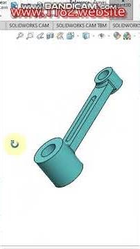 Two Cylinder Engine Connecting Rod Design in SolidWorks | Part 4 #Shorts #solidworks #cad #caddesign