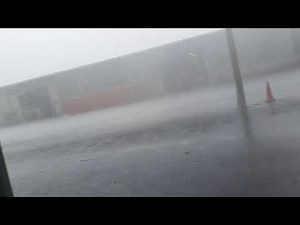 100 mm rain.