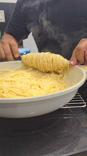 Home cooking Pasta with Barilla It's true that after a 12 hours shift in the kitchen you like a chef only wants to rest and get some dinner ready. But most of the time I'm cook at home. Easy pasta! Ingredients: Dry pasta Butter Black pepper Salt Parmigiano cheese Water of the pasta (to emulsify the sauce) And love! Thank you Lorenzo for the love! #pasta #miami #cheflife #home #homecooking #homechef #chefstalk #foodporn #foodie #italianfood #mexicanchef #barilla #butter #foodlover | Luis Sosa