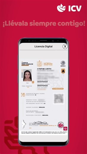 3.5K views · 33 reactions | ¿Tienes licencia de Nuevo León? Descarga tu licencia digital en tu celular. Es gratis y legalmente válida para conducir. Disponible para Android y iOS es válida en cualquier lugar, pues legalmente es exactamente igual que la física, llévala contigo a todas partes. Para más información visita la página del Instituto de Control vehicular de Nuevo león www.icvnl.gob.mx Licencia digital, una excelente opción. | Digital 102.9 | Facebook