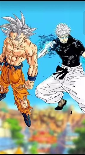 Goku vs Gojo #goku #vs #gojo #dragonballz #jujutsukaisen