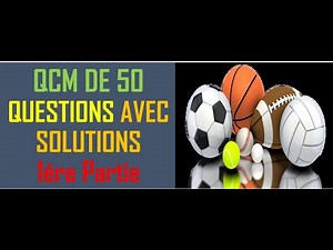 Un qcm de 50 questions avec réponses pour tester vos connaissances en sport collectif : 1ere partie