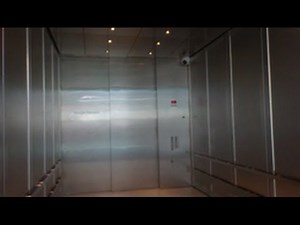 HUMONGOUS!!!! ThyssenKrupp Traction Freight Elevator at Museum Of Natural Sciences in Raleigh, NC.