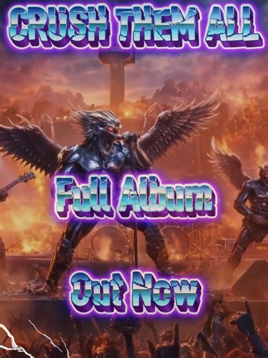 METAL without rules ⚡ CRUSH THEM ALL - Full Album is out now. Pure traditional heavy metal energy. Link in bio. 🤘 #heavymetal #classicmetal #powermetal #metalradio #WAM