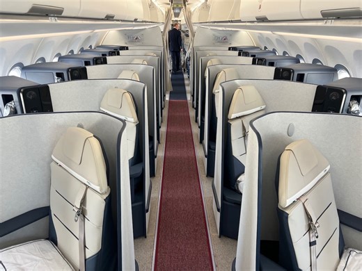 Review: ITA Airways Business Class Airbus A321neo (FCO-CAI)