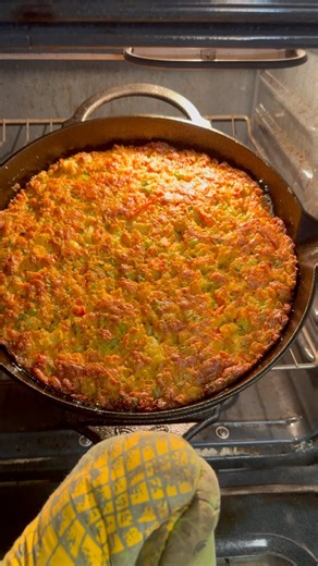 Crawfish Cornbread always hits the spot! #bawdatgoodyeah #hymelskajunkitchen #crawfish #cornbread #easyrecipe #Jiffy #Louisiana #cajun | Hymel’s Kajun Kitchen