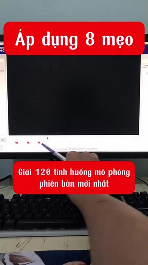 8 mẹo giải đề 120 tình huống mô phỏng lái xe