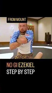 Brazilian Jiu-Jitsu technique: Ezekiel choke in no gi, step by step tutorial by Craig Jones