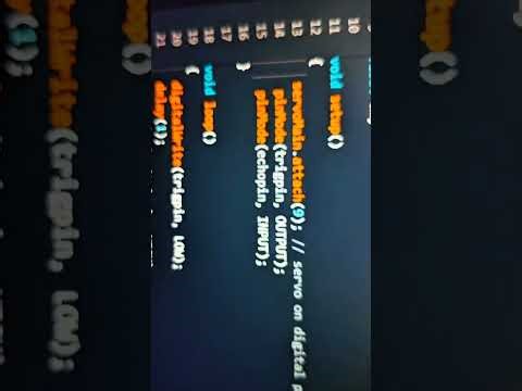 Gate project | ultrasonic sensor + Servo motor = ??? | Learning IoT from 0 | episode 3