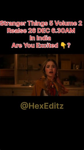 Stranger Things 5 Volume 2 Release Date 26 December 6.30AM #thefinalchapter