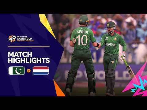 Pakistan v Netherlands| Match Highlights | Men’s T20 World Cup 2026