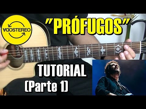 Como tocar "Prófugos" Soda Stereo en Guitarra (PARTE 1) Versión Gira Me verás volver 2007
