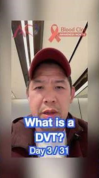 What Is a DVT? Deep Vein Thrombosis Explained #deepveinthrombosis #pulmonaryembolism #bloodclot