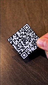 3D printed QR Code