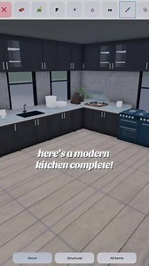 Roblox Blueprint: Modern & Cute Kitchen Builds