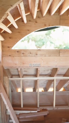 McHugh Architecture on Instagram: "Back in Brielle, on the double corner lot. The project is progressing & this beautiful attic is beginning to reveal itself. As the project progressed, this beautiful attack began to reveal itself. Intersecting rooflines, front and rear gambrel forms, and a composition of valleys, hips, and ridges come together to create dynamic interior volumes. Originally, the design called for two dormers. But during construction, the client realized the half story offered wa