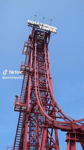 Experience the Hollywood Tower Drop Ride at Movieland