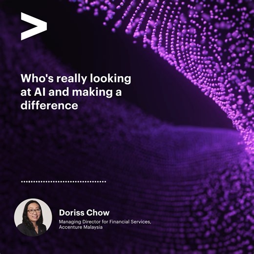 As AI continues to transform the banking landscape, a striking disparity has emerged: while 94% of APAC bank CEOs prioritize AI, only 10% are frontrunners in its adoption. What sets these frontrunners apart? Read the full report here: https://accntu.re/3KXZz9I [Video Description: On a black background sits a digital pointillism style. The Accenture logo sits in the top left corner, and a headshot of Doris Chow sits in the bottom left, next to her name and title - Managing Director for Financial 