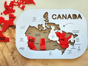 Kids Map Puzzle SVG, Map of Canada Puzzle, Education School Toys, Learning Game Puzzle SVG, Digital Download Puzzle, Canada SVG Download - Etsy Canada
