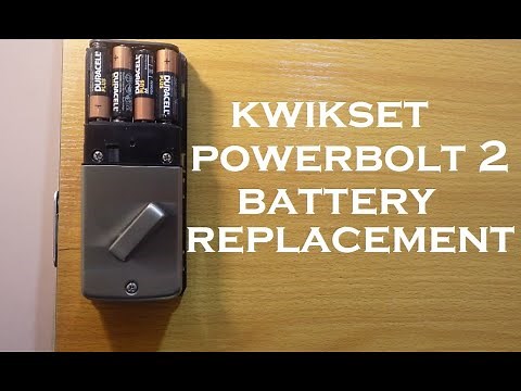 Kwikset Powerbolt 2 Battery Replacement