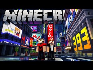 Times Square with LED in Minecraft - Minecraft In Search of the Automatic House #393
