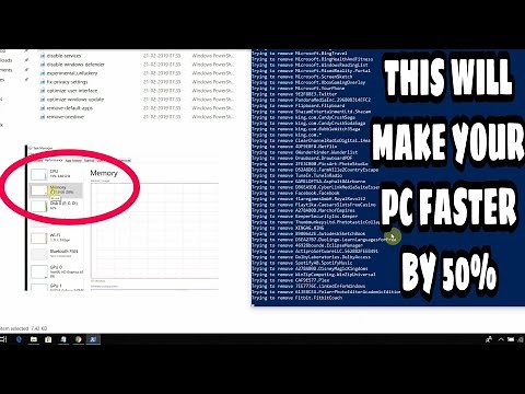 How to make Windows 10 Faster (2020) | Windows Debloater Script | Debloat Master |