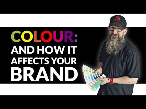 Colour, and what it means for your brand. Logo design colours.