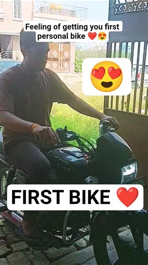 Feeling of getting first Bike | Motorcycle #firstbike #motorcycle #bike #laugh #firstmotovlog #yt
