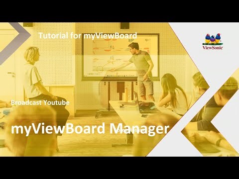 ViewSonic myViewBoard | How to broadcast a YouTube video
