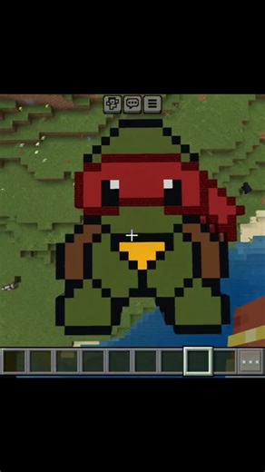 minecraft making Ninja turtle house #minecraft#gaming#minecraftbuild#viral#ninjaturtles