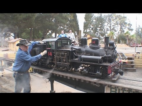 2 1/2" scale live steam shays West Side Lumber 14 and 15 double header