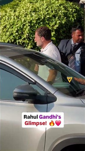 Rahul Gandhi with high security.