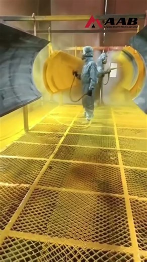 Powder Coating Factory—Sprayed Steel Structure Process