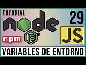 Variables de Entorno en Node.js (.env) | Paquete 'dotenv' | Curso Node.js # 29 ✅