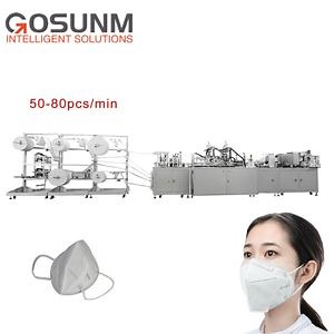 [Hot Item] 95% Filtration Respiratory FFP2 N95 Mask Making Machine with PLC Automatic Ultrasonic Welding