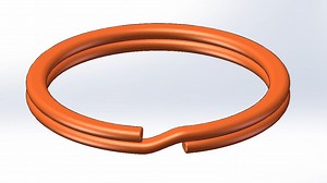 SolidWorks小巧的钥匙扣怎么建模？机械工程师不能不会这个