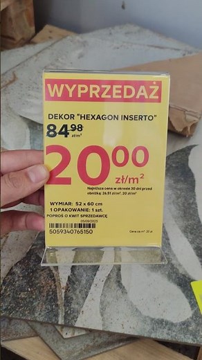 Promocja na Płytki w Castoramie nawet 70% na ostatnie sztuki 👍