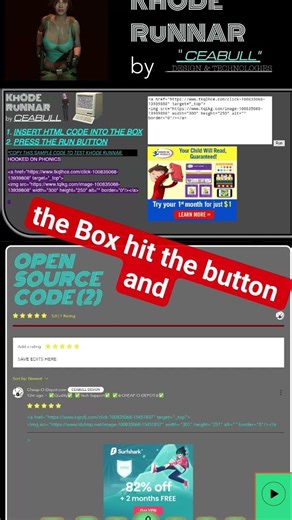 "KHODE RUNNAR" by CEABULL.COM html code generator