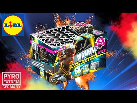 LIDL 2022 | Matrix NEUHEIT WECO Feuerwerk | PyroExtremGermany