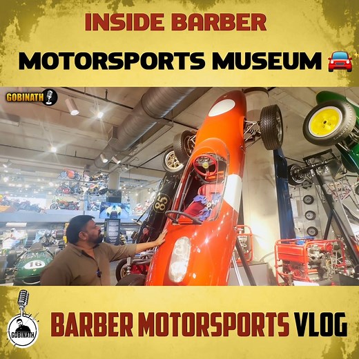 228K views · 2.8K reactions | Inside Barber Motorsports Museum ✨ #Gobinath #barbermotorsportsmuseum #vintagecars #vintagebikes #classicbikes #sportscars #carmuseum #bikemuseum #gobinathvlog #retrocars #automativelovers #carandbikelovers #classicvechicles #motorcyclelovers #vintagevechiclecollection #vechiclepassion | Gobinath Chandran | Facebook