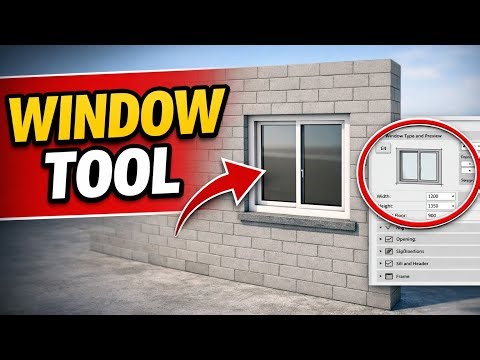 How To Insert and Adjust Windows Properly in Archicad (Practical Tutorial) || Episode 2