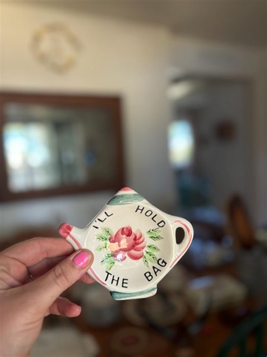 Ceramic Vintage Tea Bag Holder Spoon Rest Display Wall Decor - Etsy