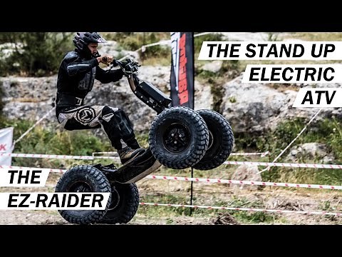 Stand Up Electric ATV With Heavy Off-road Suspension